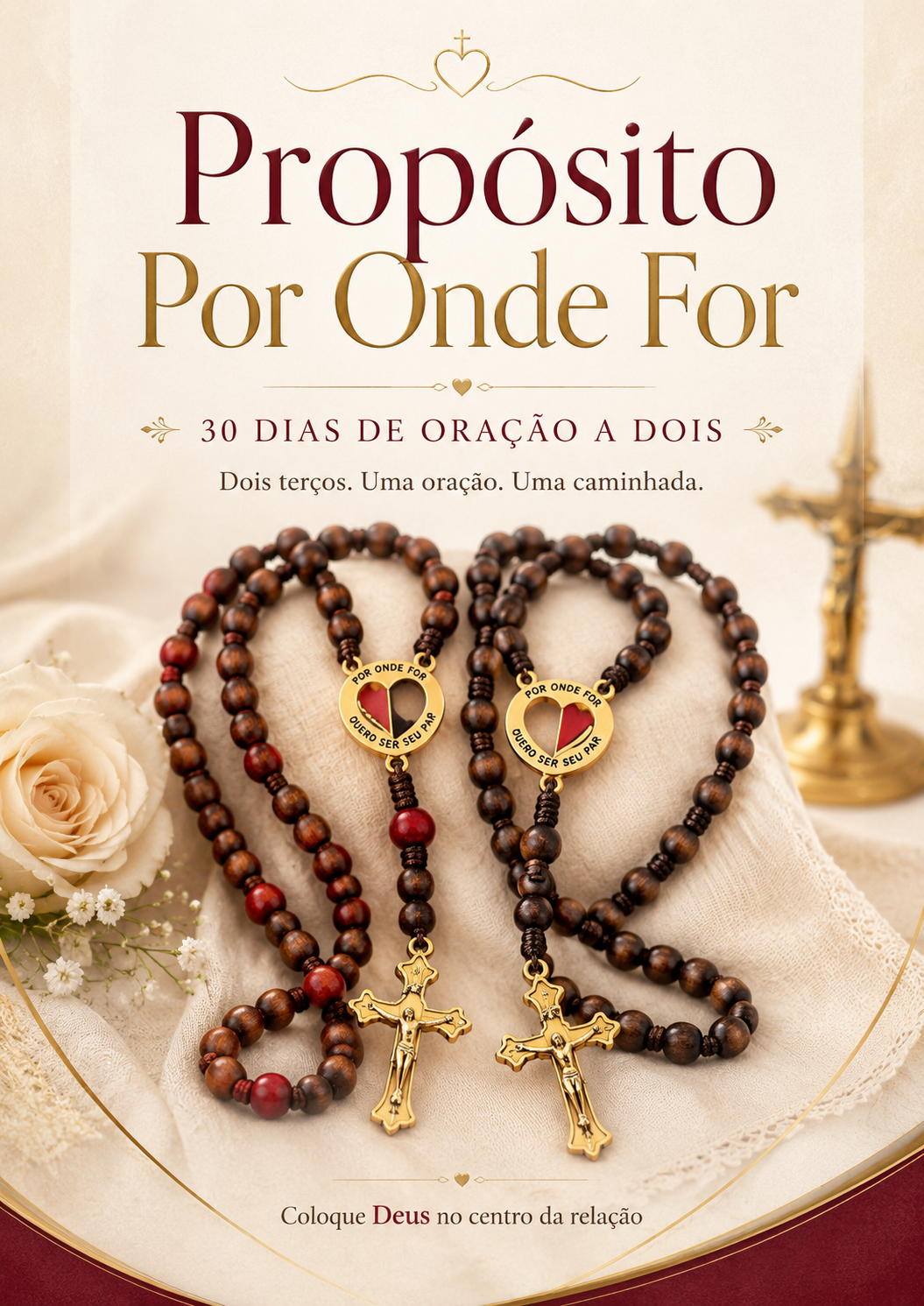Capa de Propósito Por Onde For: 30 Dias de Oração a Dois